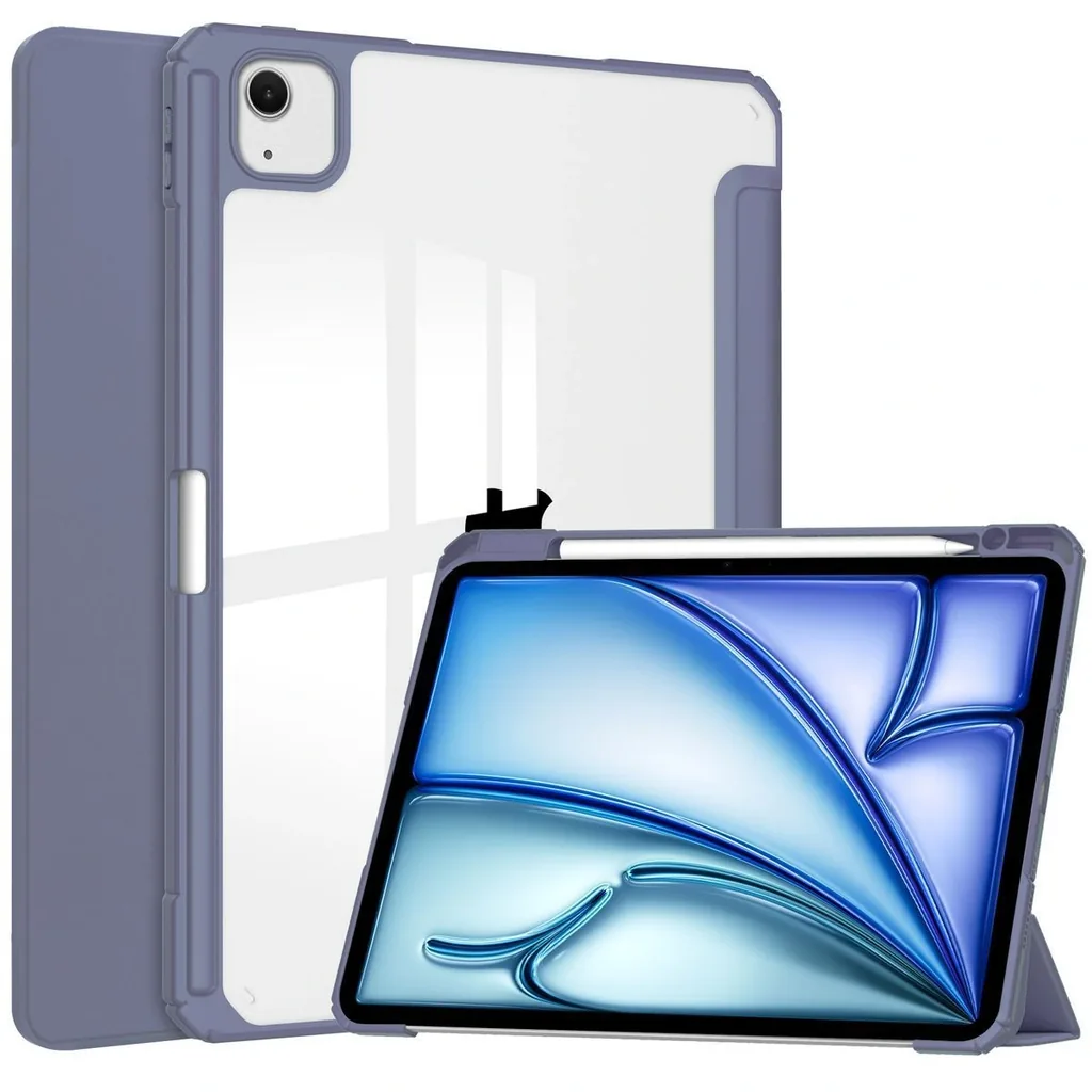 Kryt Bizon Case Tab Clear Matt Apple iPad Air 13" 2024 lavender