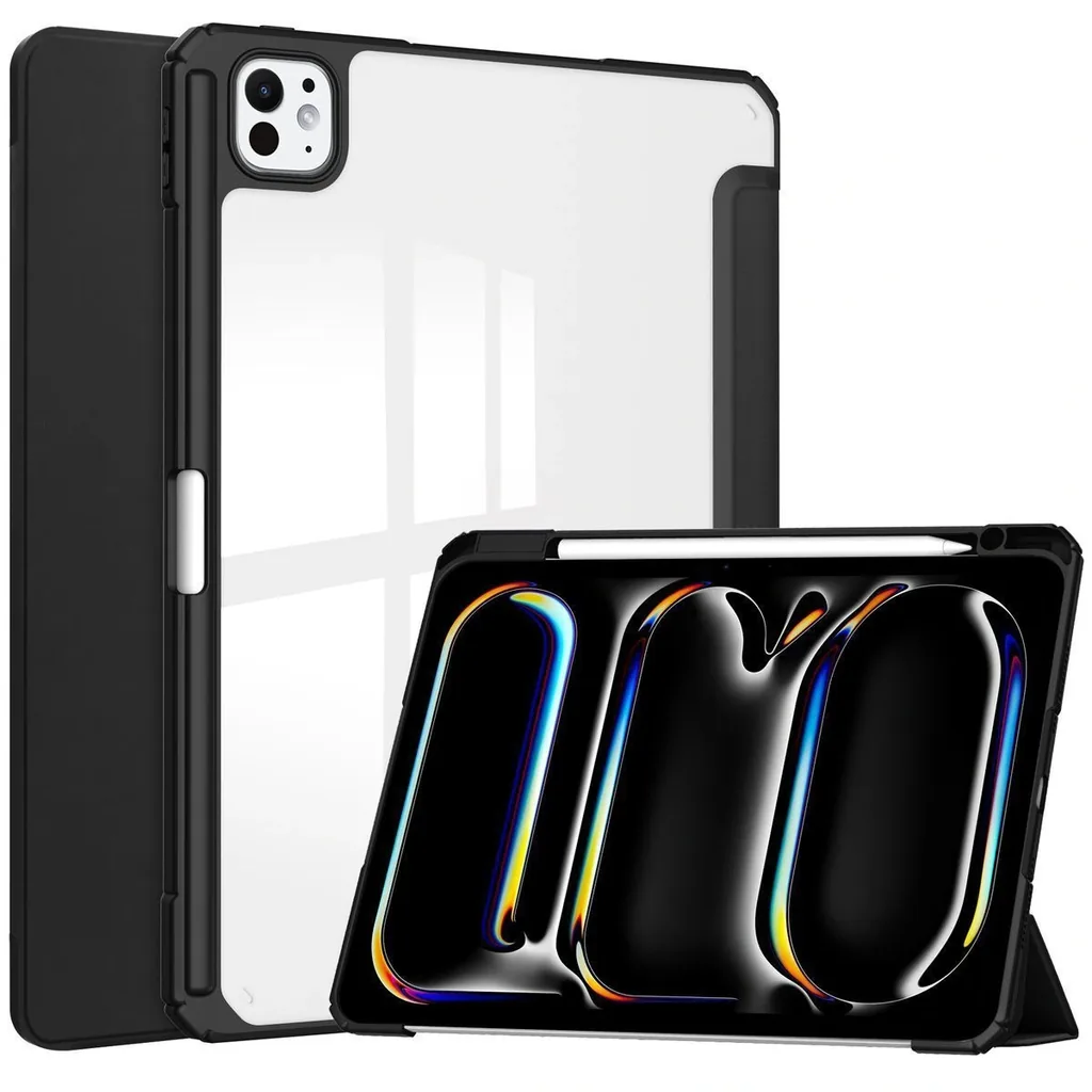 Kryt Bizon Case Tab Clear Matt Apple iPad Pro 11" 5 gen. 2024 black