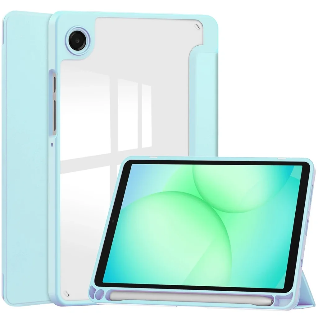 Kryt Bizon Case Tab Clear Matt Samsung Galaxy Tab A11 / A9 blue