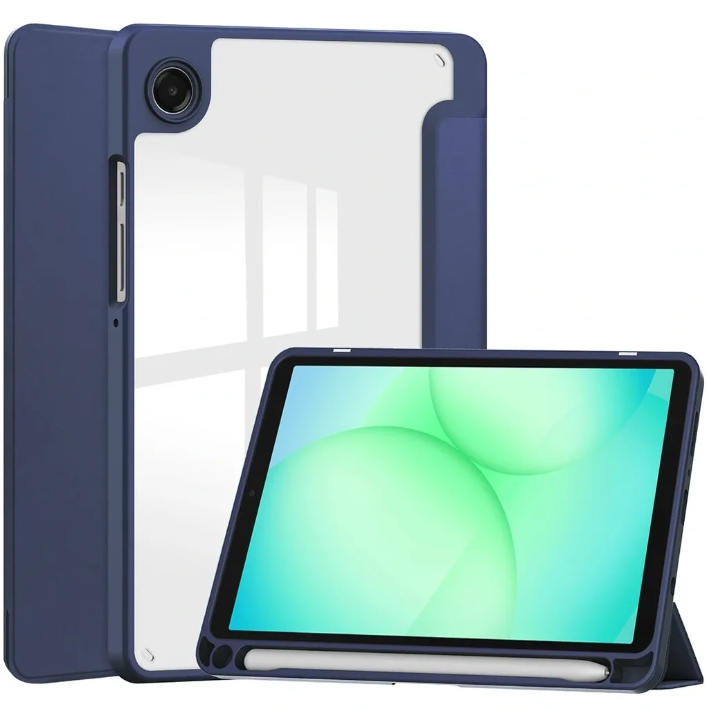 Kryt Bizon Case Tab Clear Matt Samsung Galaxy Tab A11 / A9 navy blue