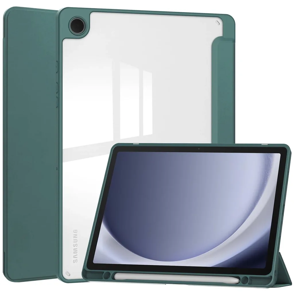 Kryt Bizon Case Tab Clear Matt Samsung Galaxy Tab A9 Plus dark green