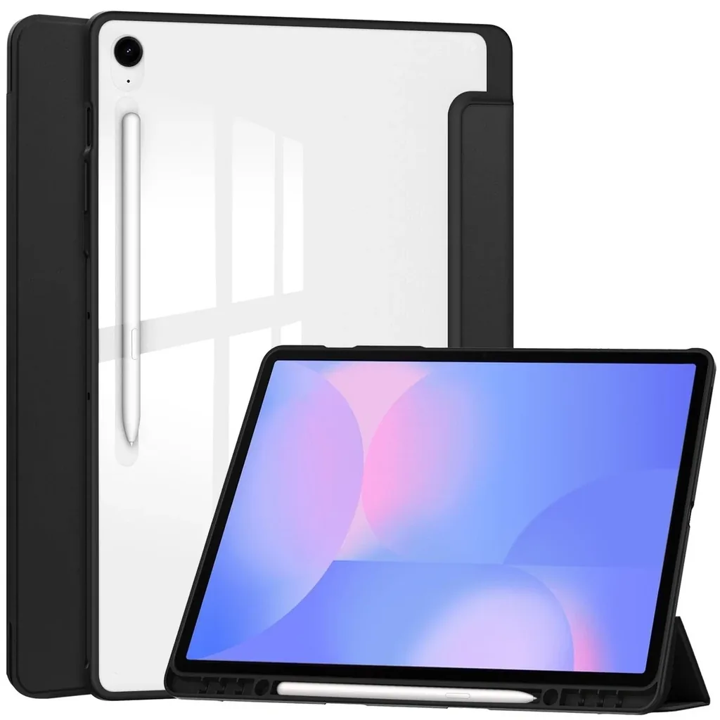 Kryt Bizon Case Tab Clear Matt Samsung Galaxy Tab S10 FE+ Plus black