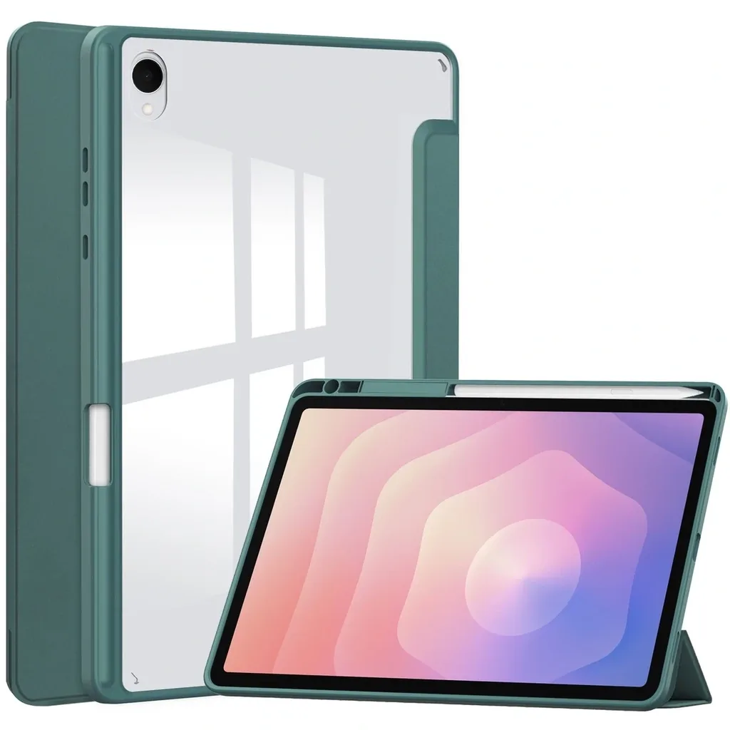 Kryt Bizon Case Tab Clear Matt Samsung Galaxy Tab S11 dark green