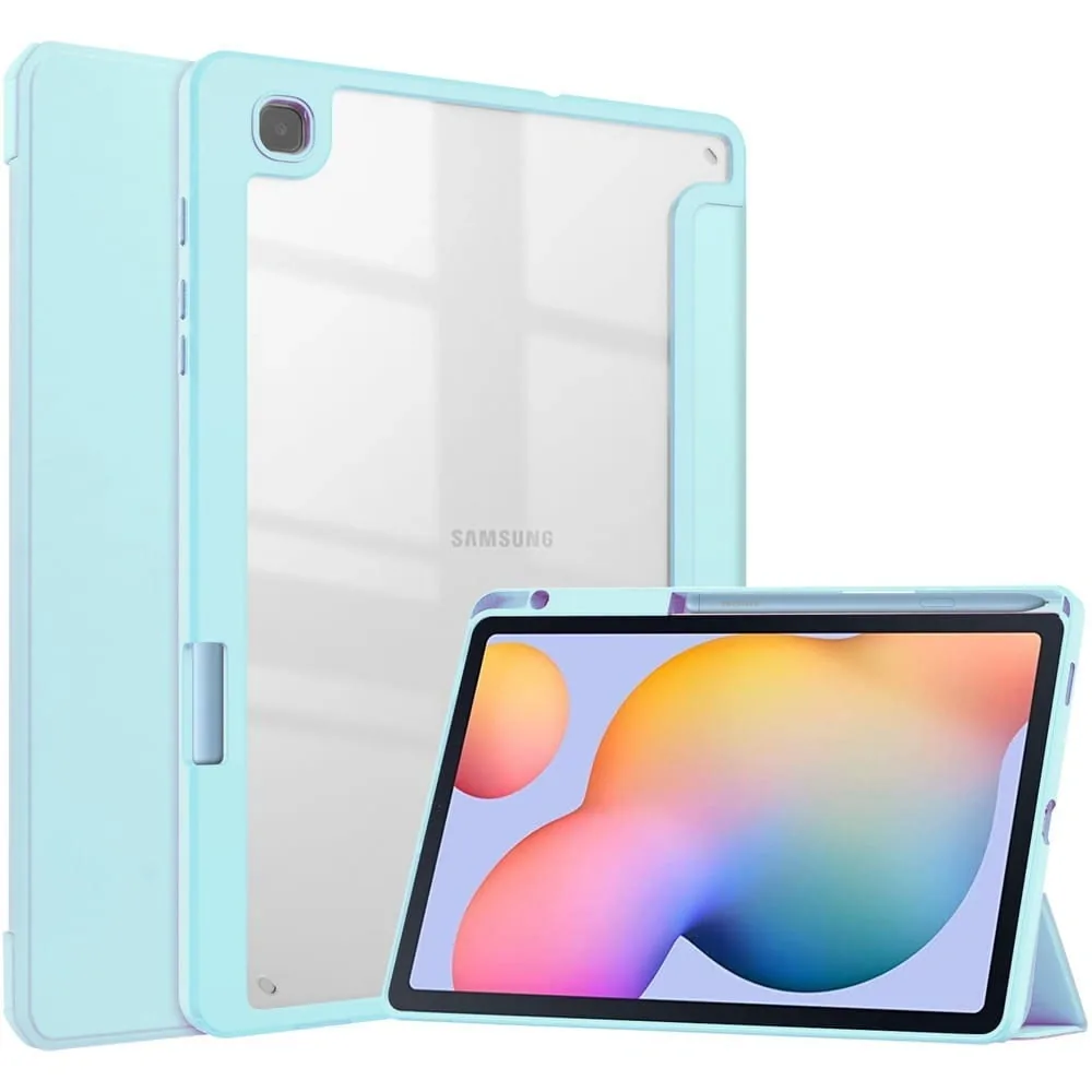 Kryt Bizon Case Tab Clear Matt Samsung Galaxy Tab S6 Lite 2024/2022/2020 blue