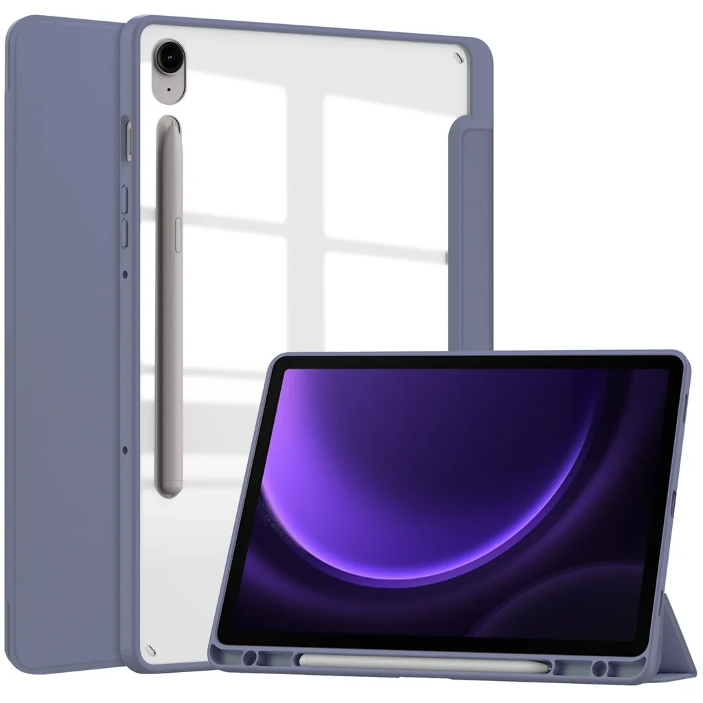 Kryt Bizon Case Tab Clear Matt Samsung Galaxy Tab S9 / S9 FE lavender