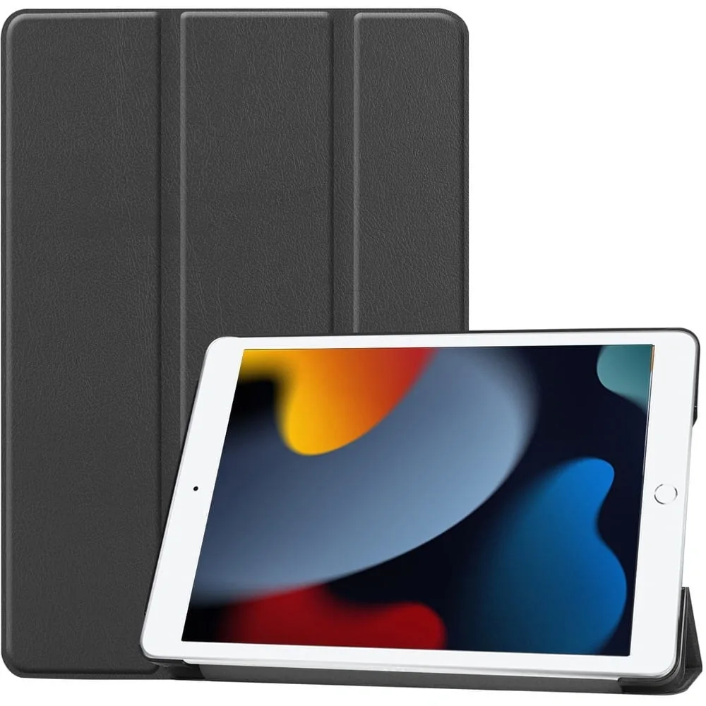 Kryt Bizon Case Tab Croc Apple iPad 9/8/7 10.2 2021/2020/2019 black