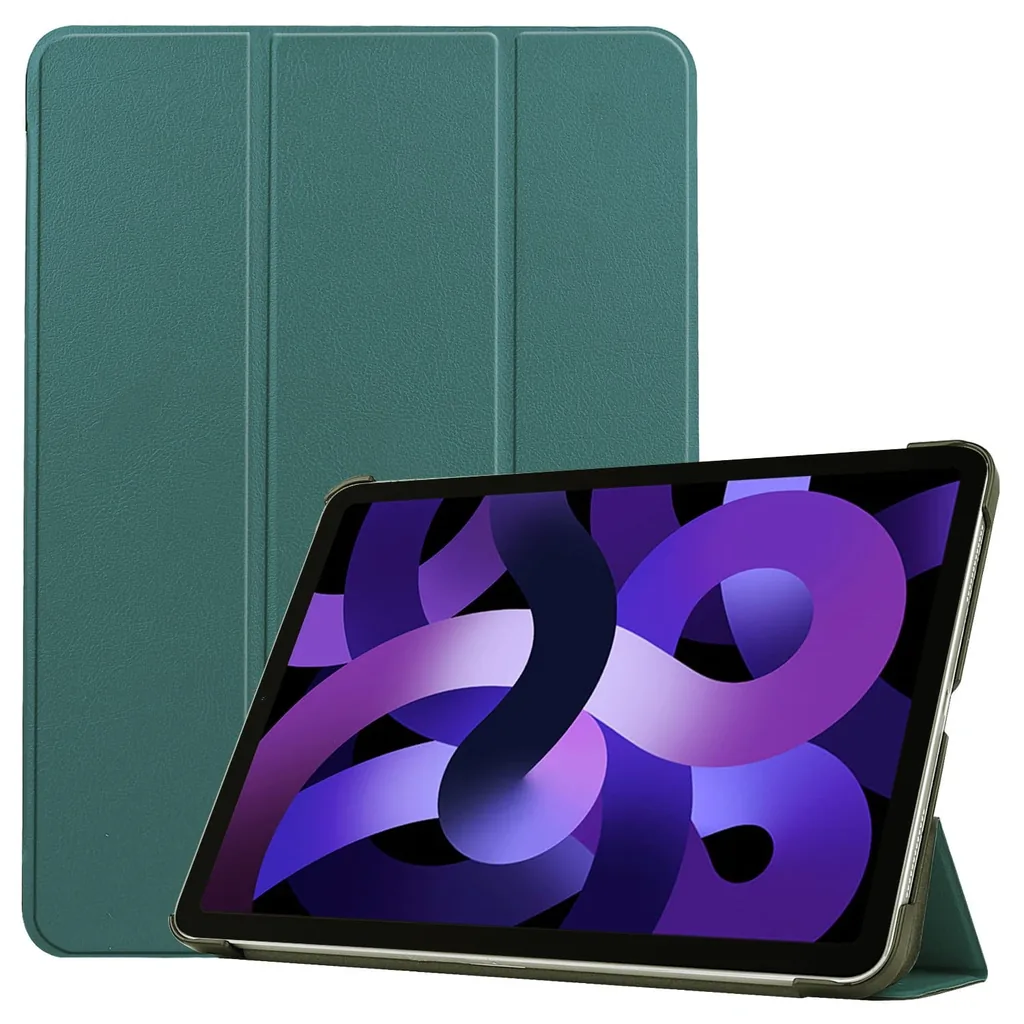 Kryt Bizon Case Tab Croc Apple iPad Air 6 10.9" 2024 / iPad Air 5 10.9 2022 / Air 4 10.9 2020 dark green
