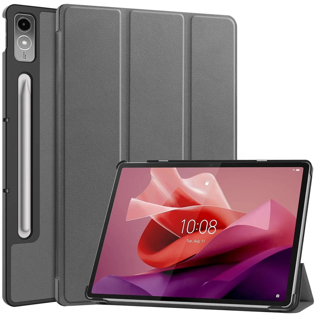 Kryt Bizon Case Tab Croc Lenovo Tab P12 12.7 TB 370 grey