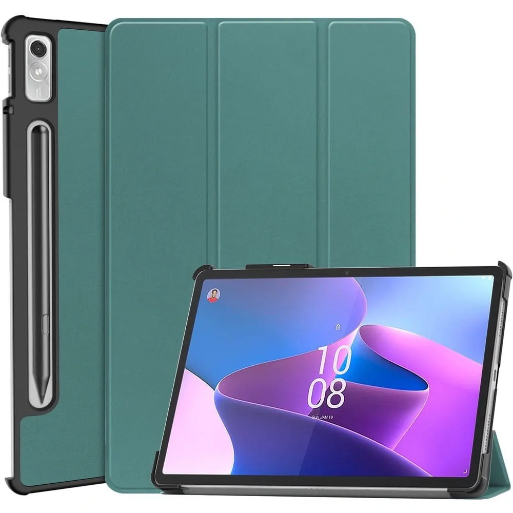 Kryt Bizon Case Tab Croc Lenovo Xiaoxin Pad Pro 2022 / P11 Pro Gen 2 dark green