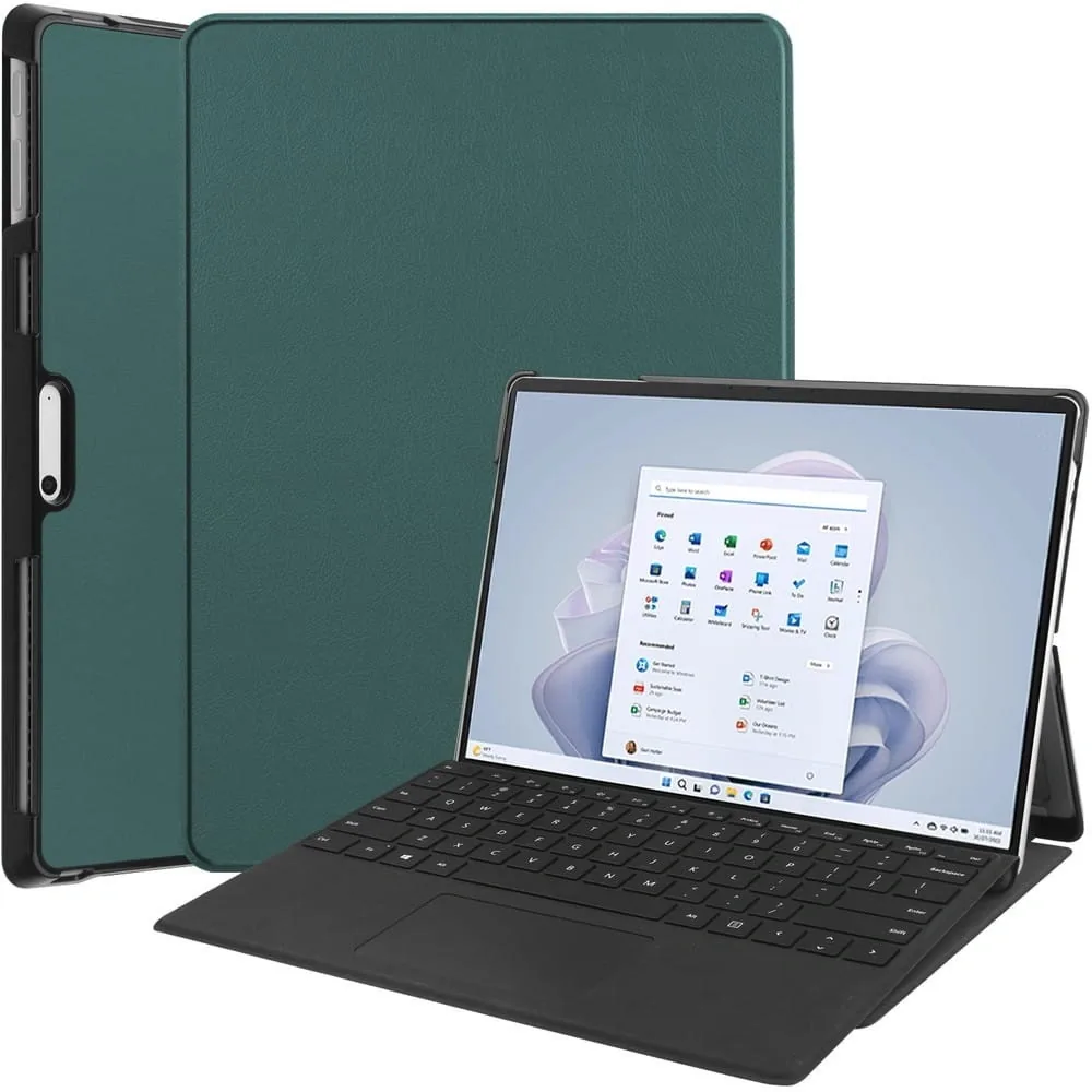 Kryt Bizon Case Tab Croc Microsoft Surface Pro 11 / 10 / 9 dark green