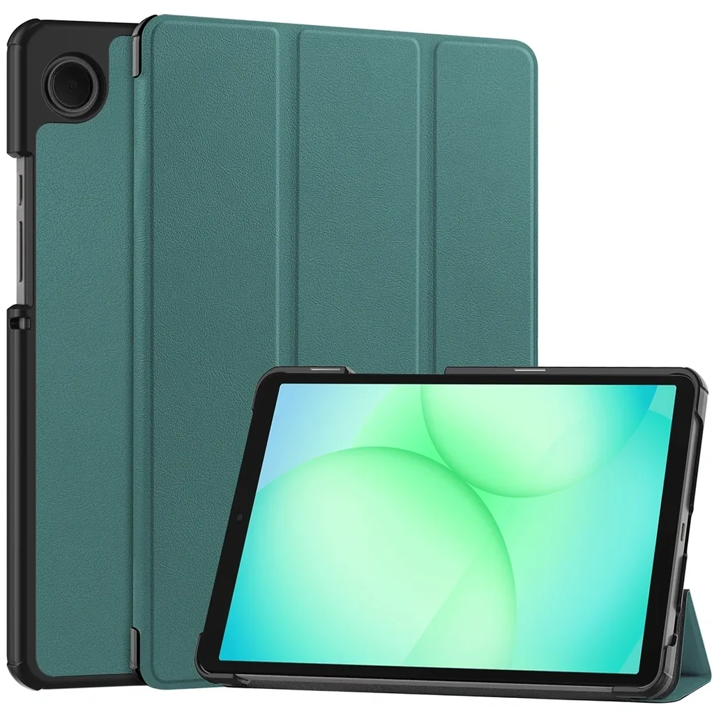Kryt Bizon Case Tab Croc Samsung Galaxy Tab A11 / A9 dark green