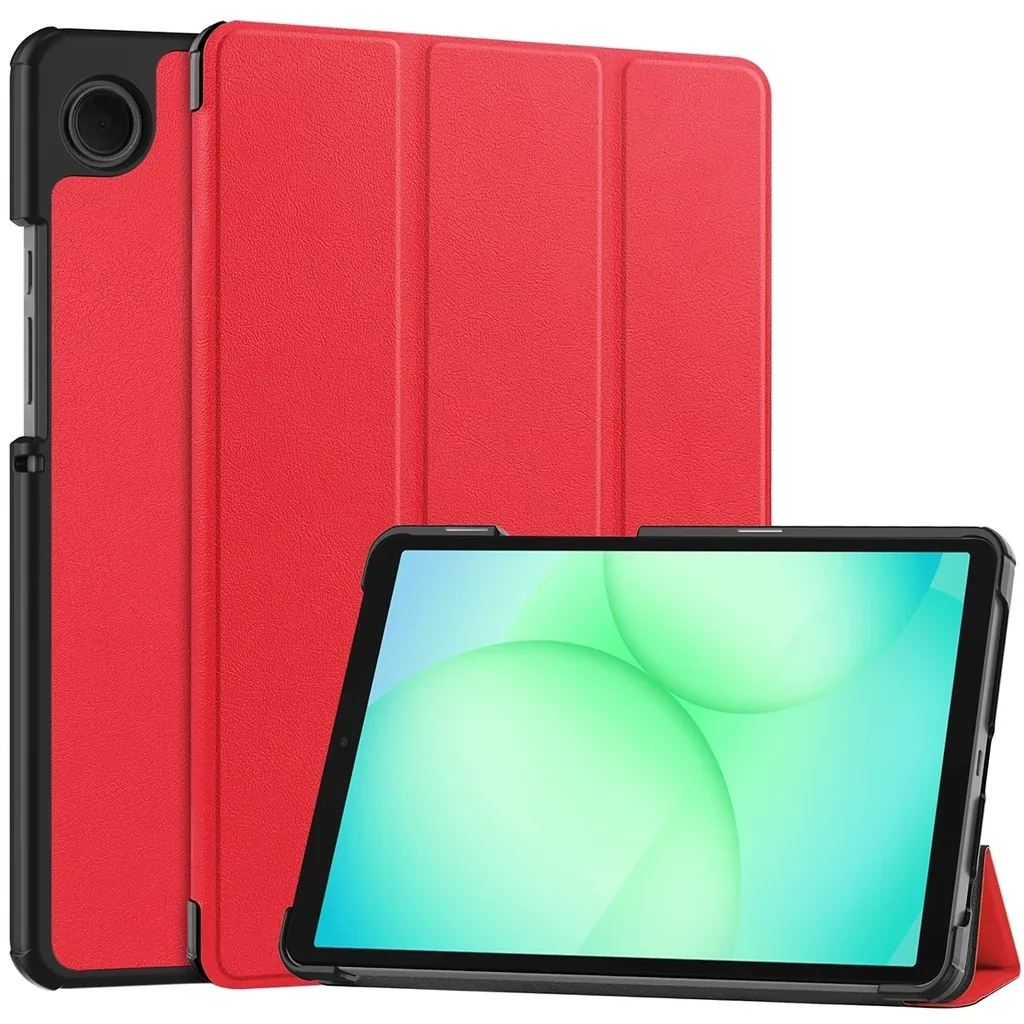 Kryt Bizon Case Tab Croc Samsung Galaxy Tab A11 / A9 red