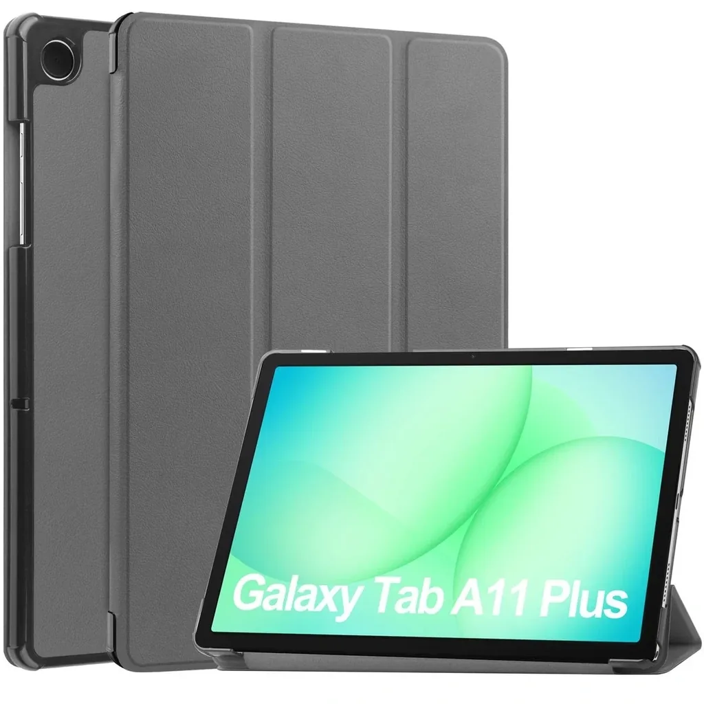 Kryt Bizon Case Tab Croc Samsung Galaxy Tab A11+ Plus / A9+ Plus gray