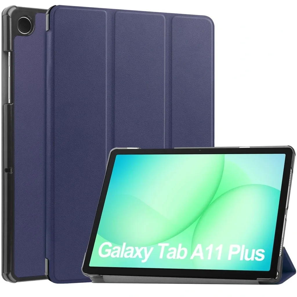 Kryt Bizon Case Tab Croc Samsung Galaxy Tab A11+ Plus / A9+ Plus navy blue