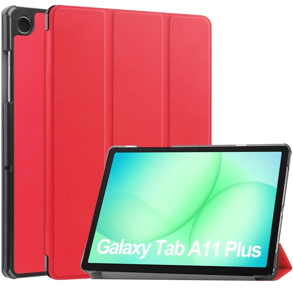 Kryt Bizon Case Tab Croc Samsung Galaxy Tab A11+ Plus / A9+ Plus red