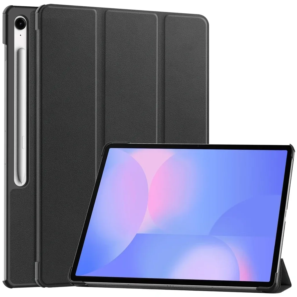 Kryt Bizon Case Tab Croc Samsung Galaxy Tab S10 FE+ Plus black