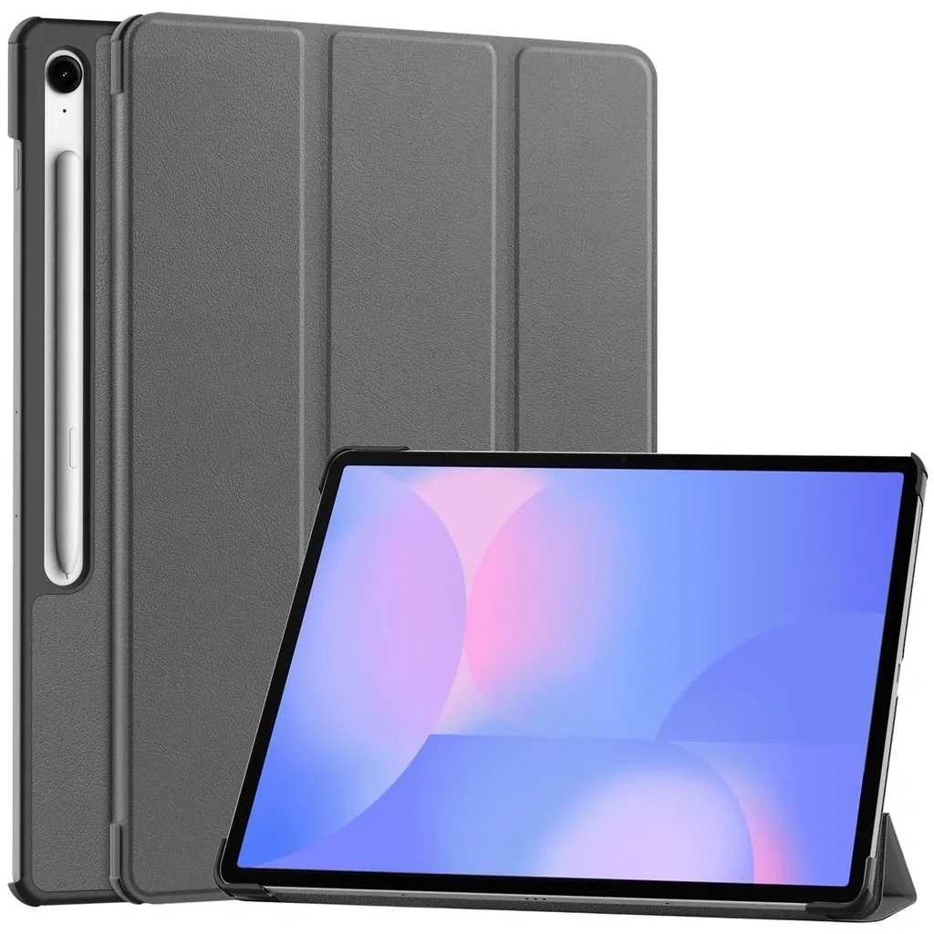 Kryt Bizon Case Tab Croc Samsung Galaxy Tab S10 FE+ Plus grey