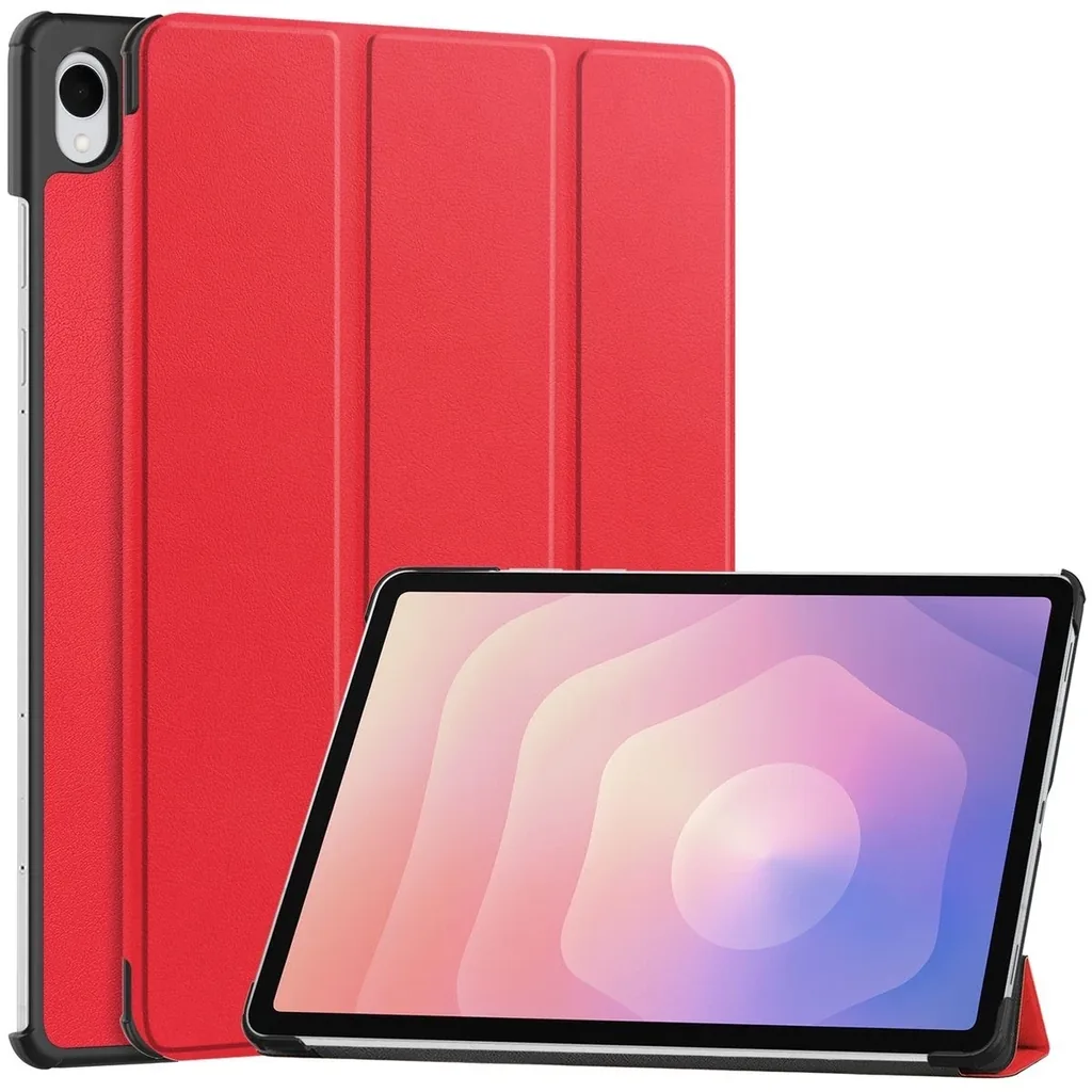 Kryt Bizon Case Tab Croc Samsung Galaxy Tab S11 red