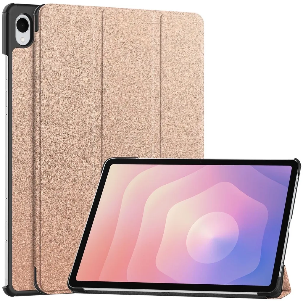 Kryt Bizon Case Tab Croc Samsung Galaxy Tab S11 rose gold