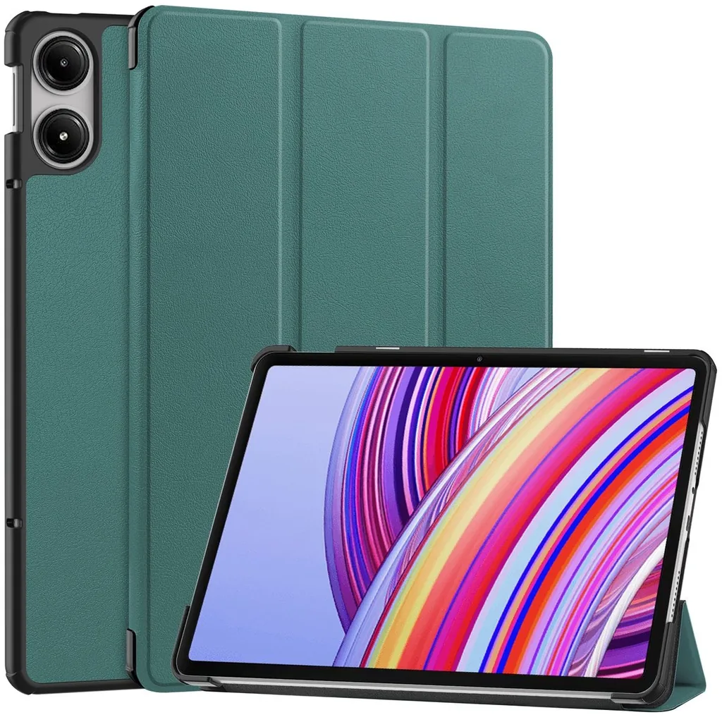Kryt Bizon Case Tab Croc Xiaomi Redmi Pad Pro 12.1 dark green