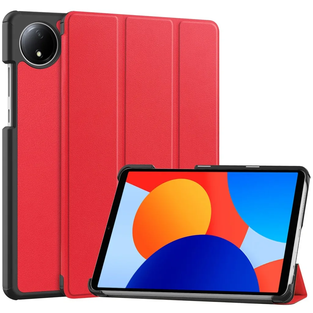 Kryt Bizon Case Tab Croc Xiaomi Redmi Pad SE 8.7 red