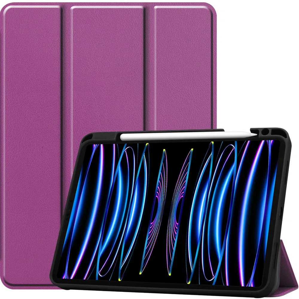 Kryt Bizon Case Tab Lizard Apple iPad Pro 11 2022/2021/2020/2018 dark purple