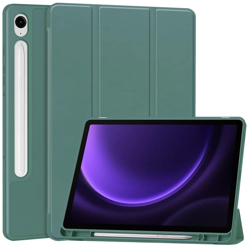 Kryt Bizon Case Tab Lizard Samsung Galaxy Tab S9 / S9 FE dark green