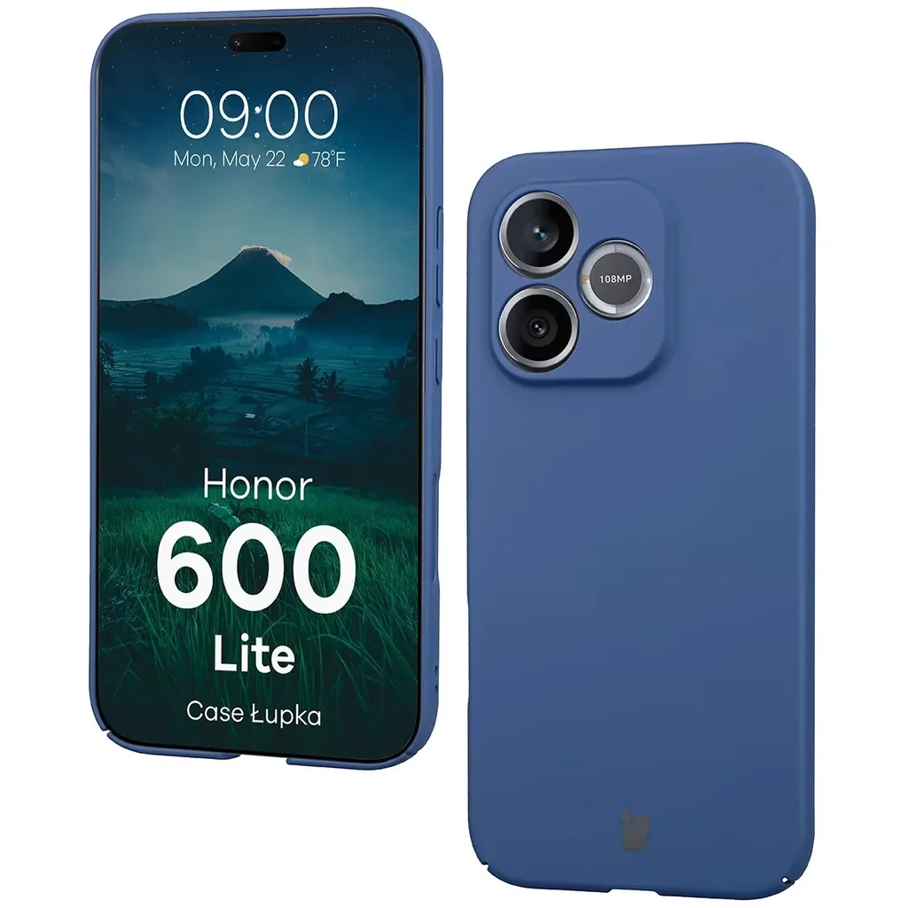 Kryt Bizon Case Łupka Honor 600 Lite 5G, blue