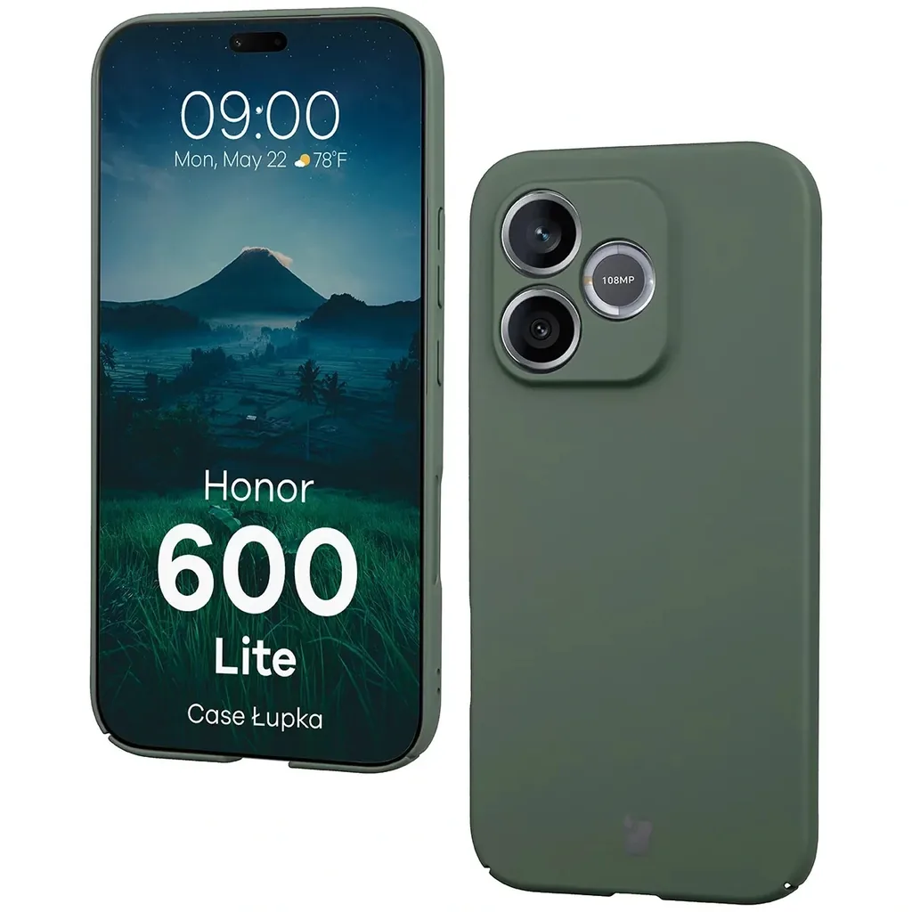 Kryt Bizon Case Łupka Honor 600 Lite 5G, green