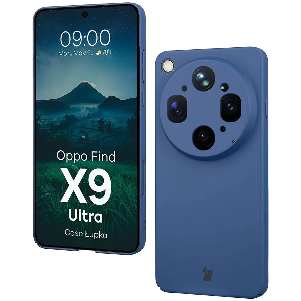 Kryt Bizon Case Łupka Oppo Find X9 Ultra, blue