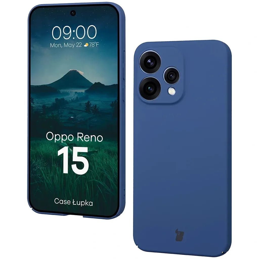 Kryt Bizon Case Łupka Oppo Reno 15, blue