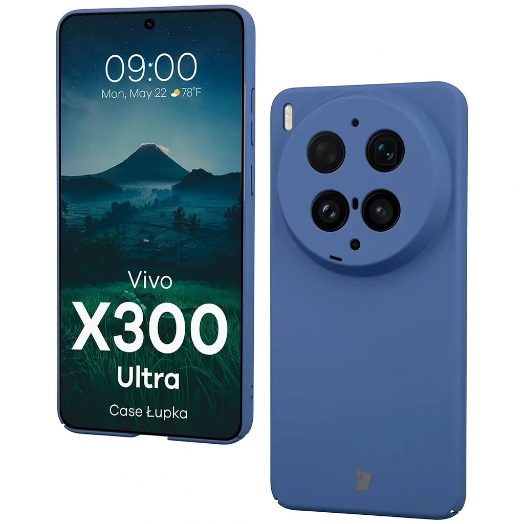 Kryt Bizon Case Łupka Vivo X300 Ultra, blue
