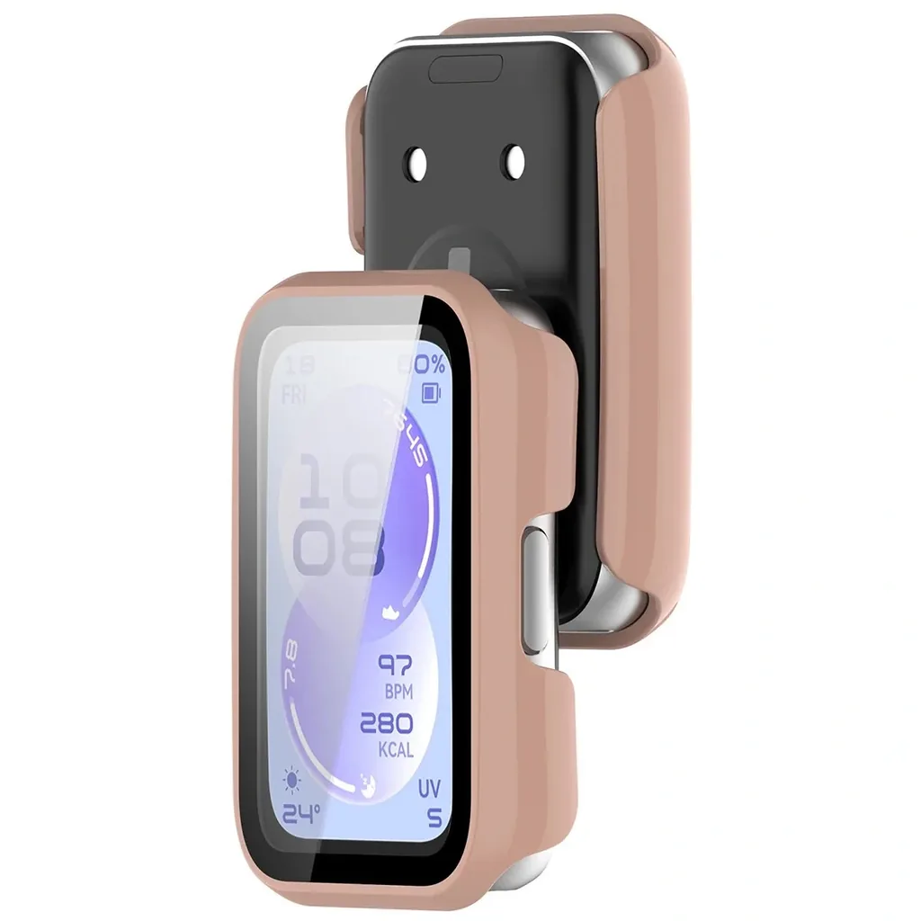 Kryt Bizon Case Watch Adamo Huawei Band 11, pink