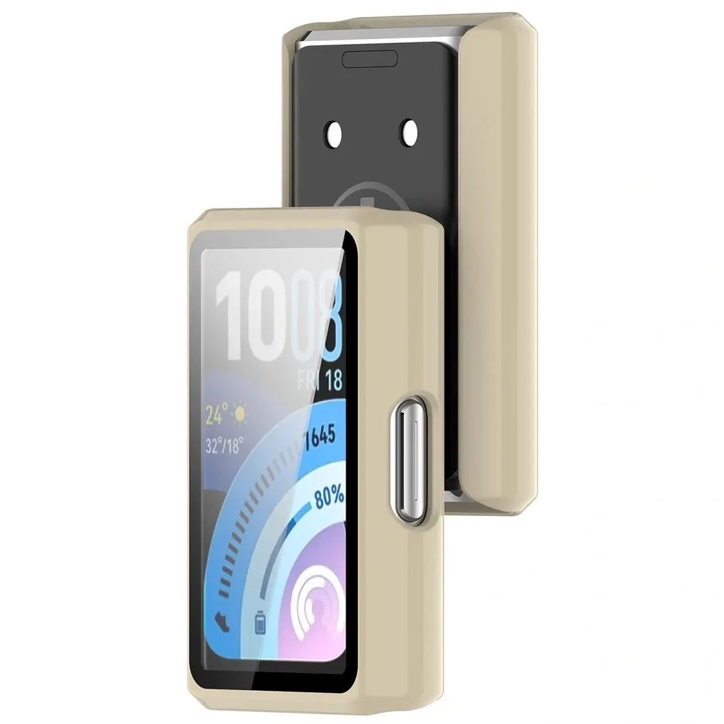 Kryt Bizon Case Watch Adamo Huawei Band 11 Pro, beige