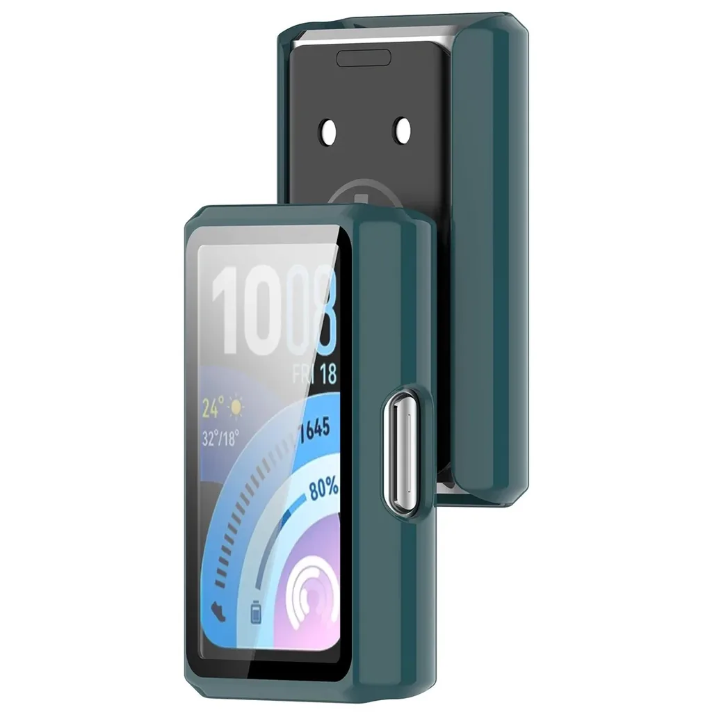 Kryt Bizon Case Watch Adamo Huawei Band 11 Pro, green