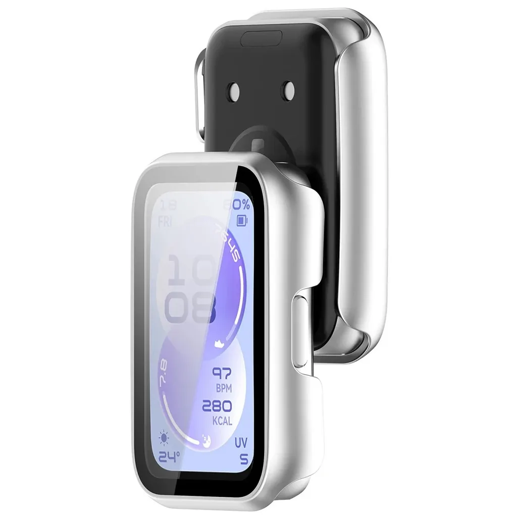 Kryt Bizon Case Watch Adamo Huawei Band 11, satin silver