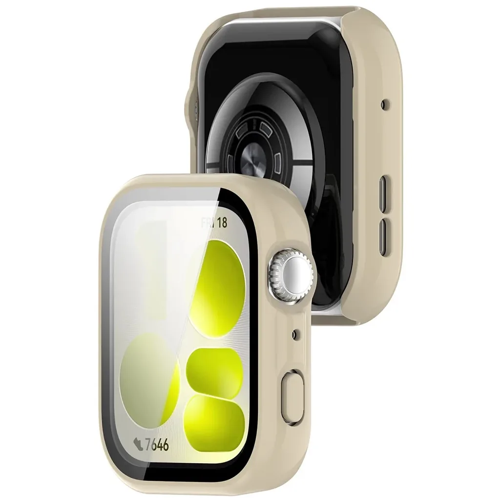 Kryt Bizon Case Watch Adamo Huawei Watch Fit 5, beige