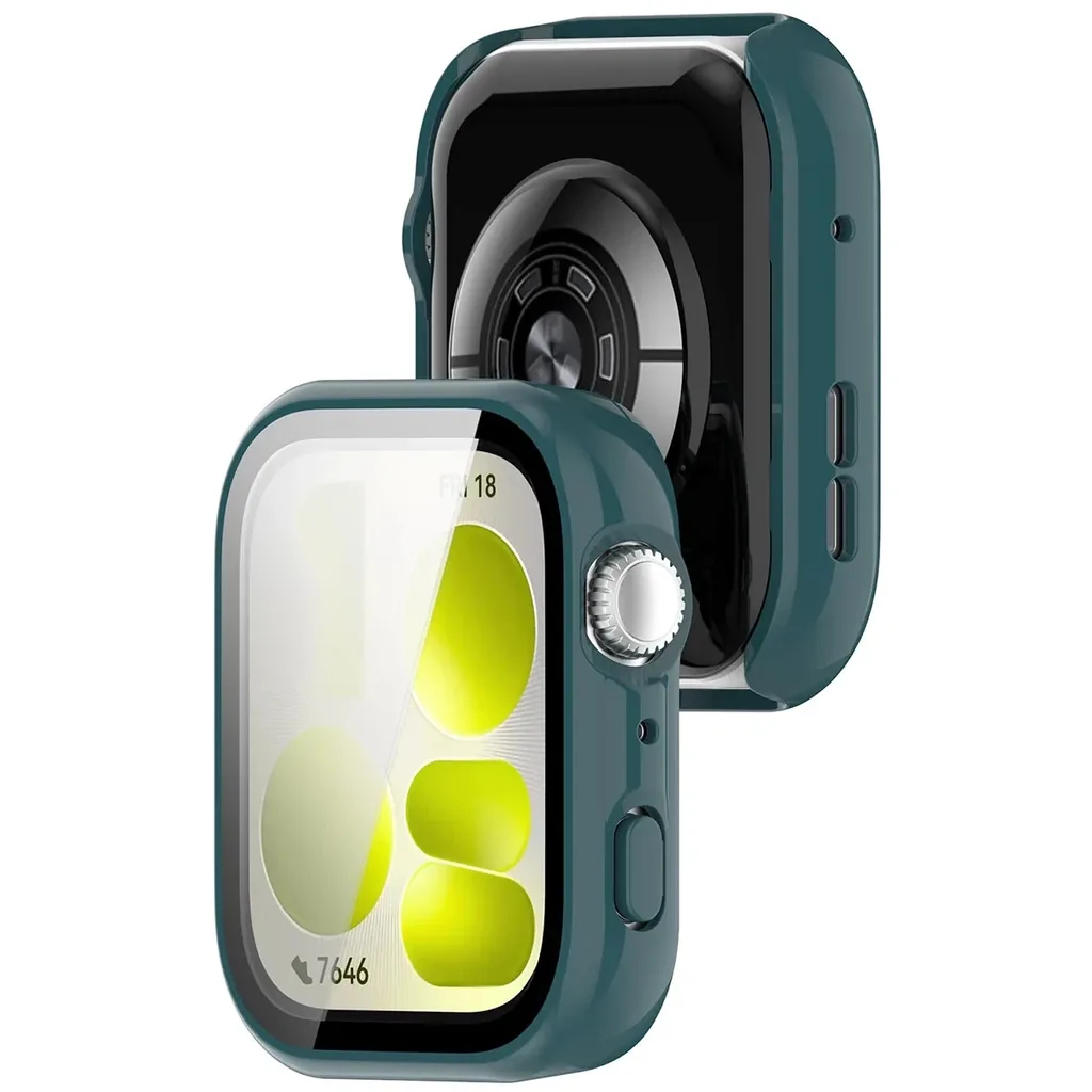 Kryt Bizon Case Watch Adamo Huawei Watch Fit 5, green