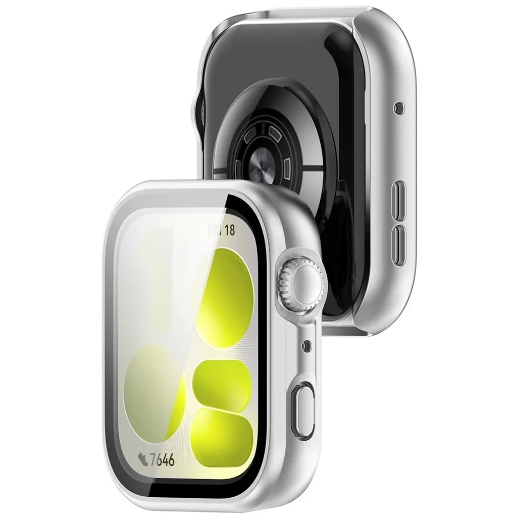 Kryt Bizon Case Watch Adamo Huawei Watch Fit 5, matte silver
