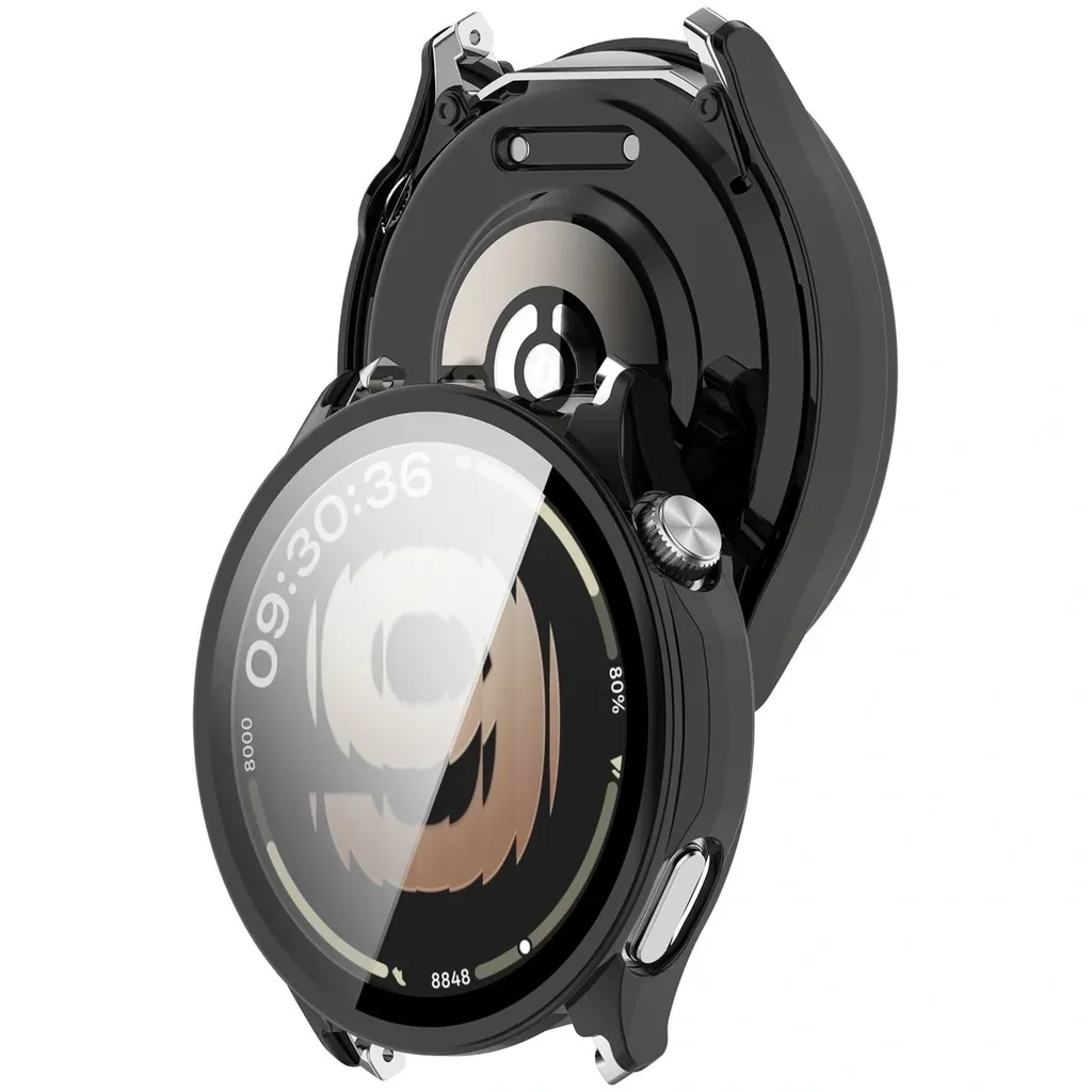 Kryt Bizon Case Watch Adamo OnePlus Watch Lite 45mm / Oppo Watch S 45mm black