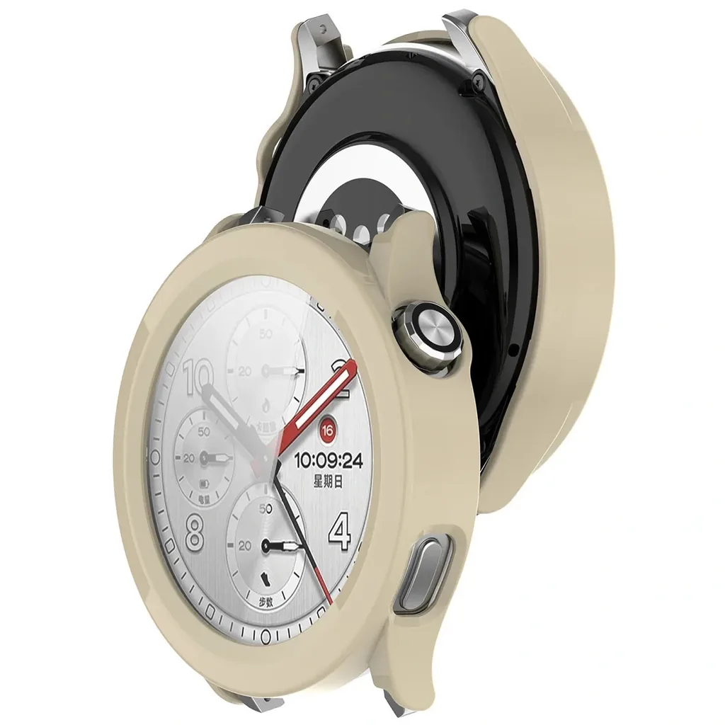 Kryt Bizon Case Watch Adamo Xiaomi Watch S5, beige