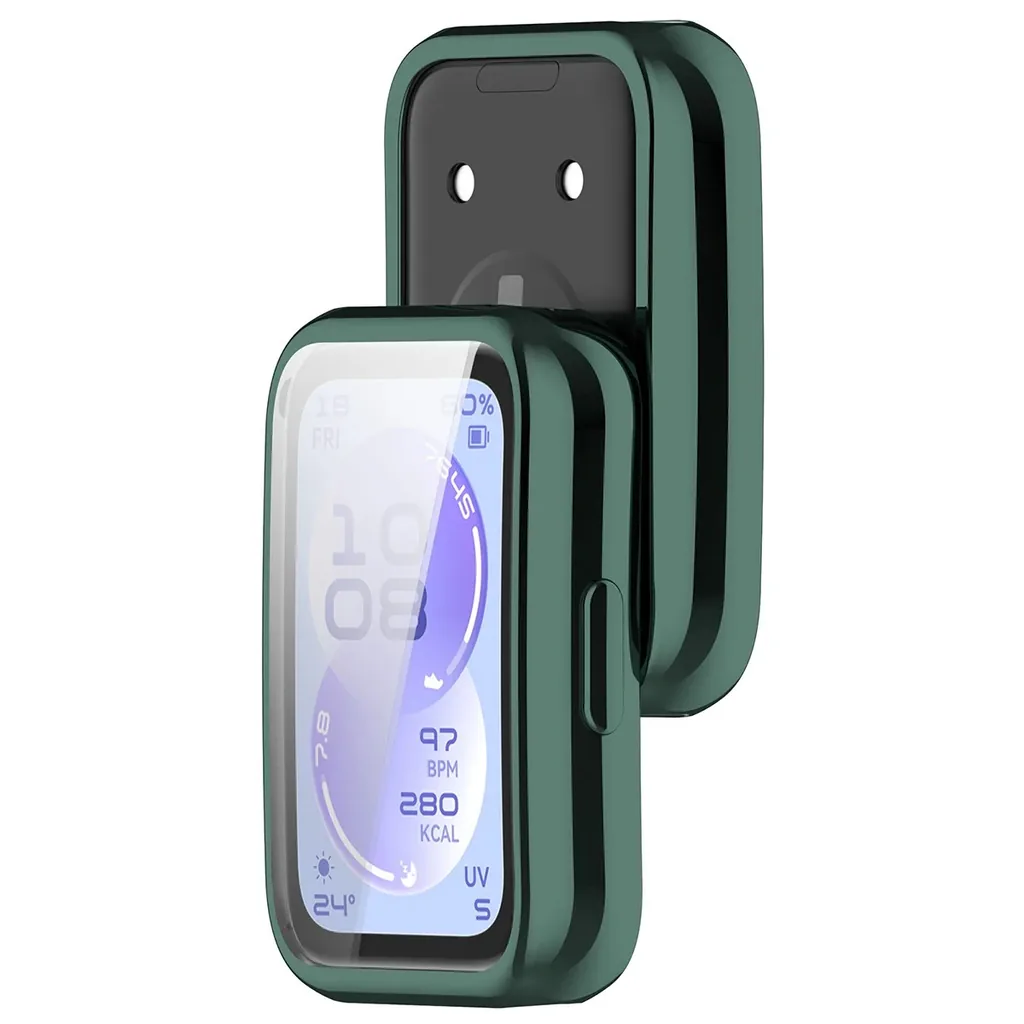 Kryt Bizon Case Watch Felipe Huawei Band 11, green