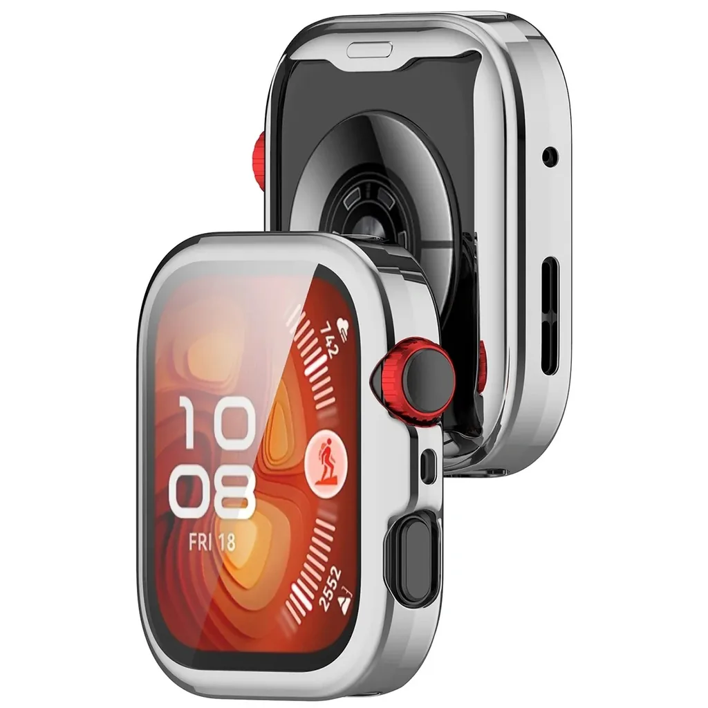 Kryt Bizon Case Watch Felipe Huawei Watch Fit 5 Pro, silver
