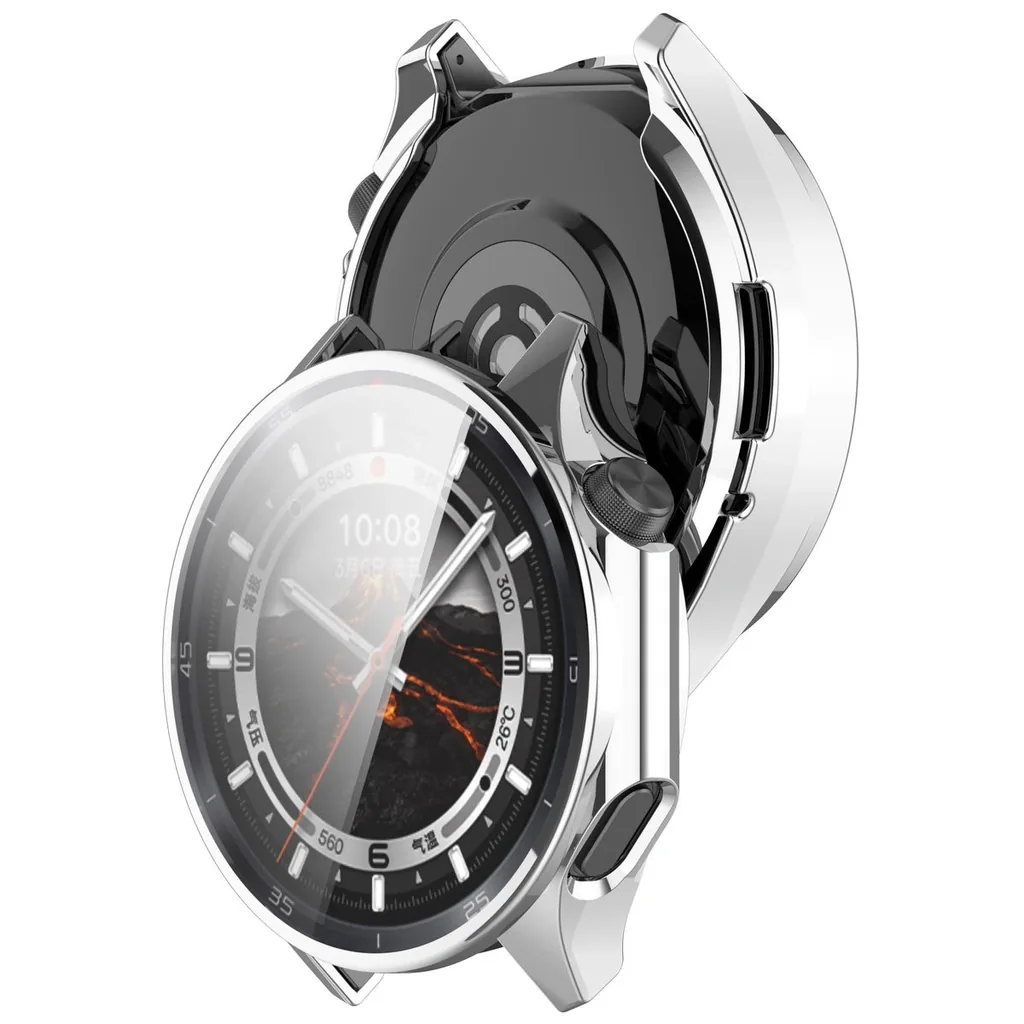 Kryt Bizon Case Watch Felipe OnePlus Watch 3 / Oppo Watch X2 silver