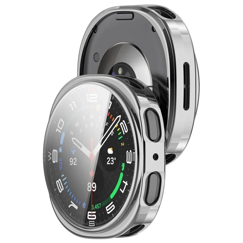 Kryt Bizon Case Watch Felipe Samsung Galaxy Watch 8 44mm silver