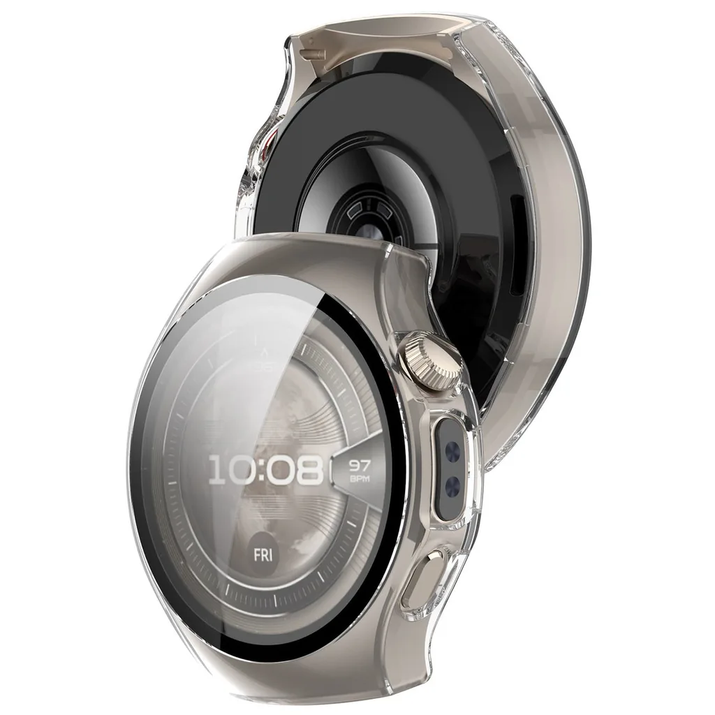 Kryt Bizon Case+Glass Watch Huawei Watch 5 42mm clear