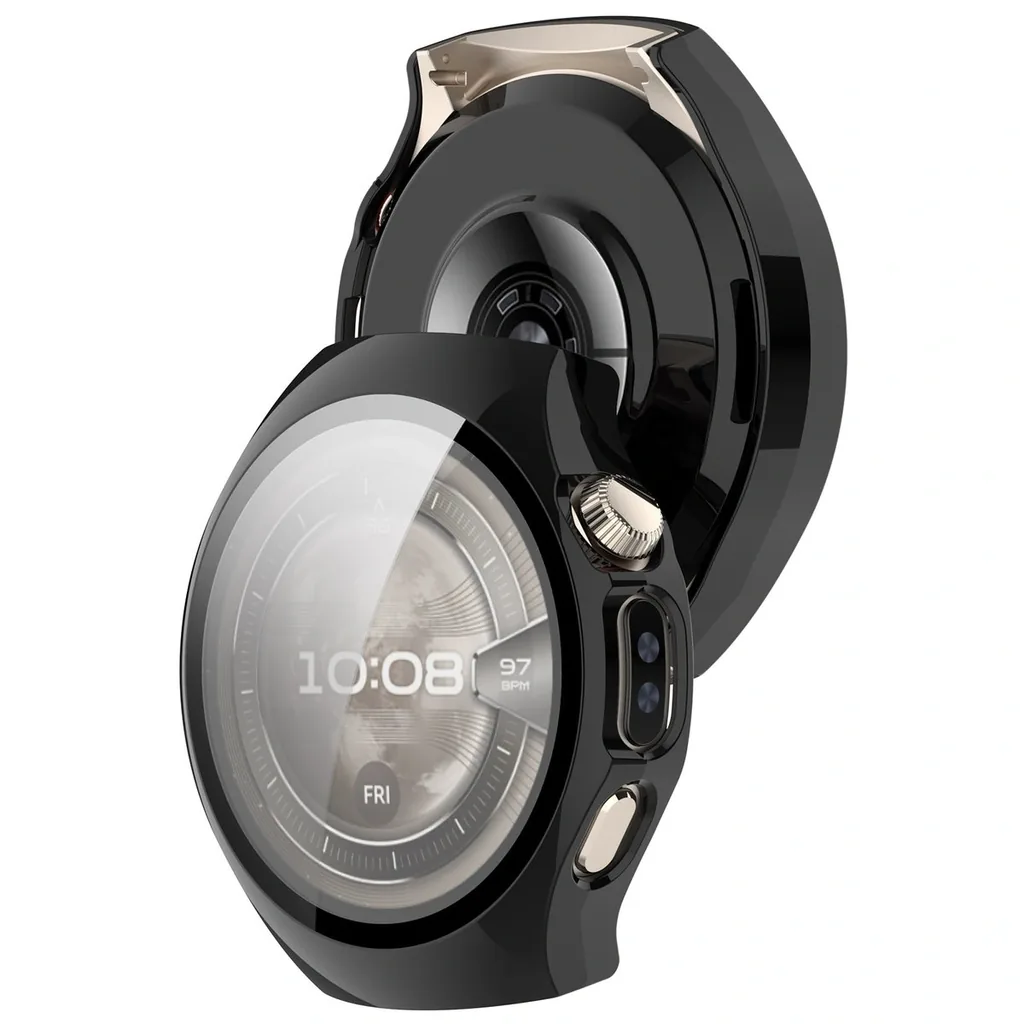 Kryt Bizon Case+Glass Watch Huawei Watch 5 46mm black