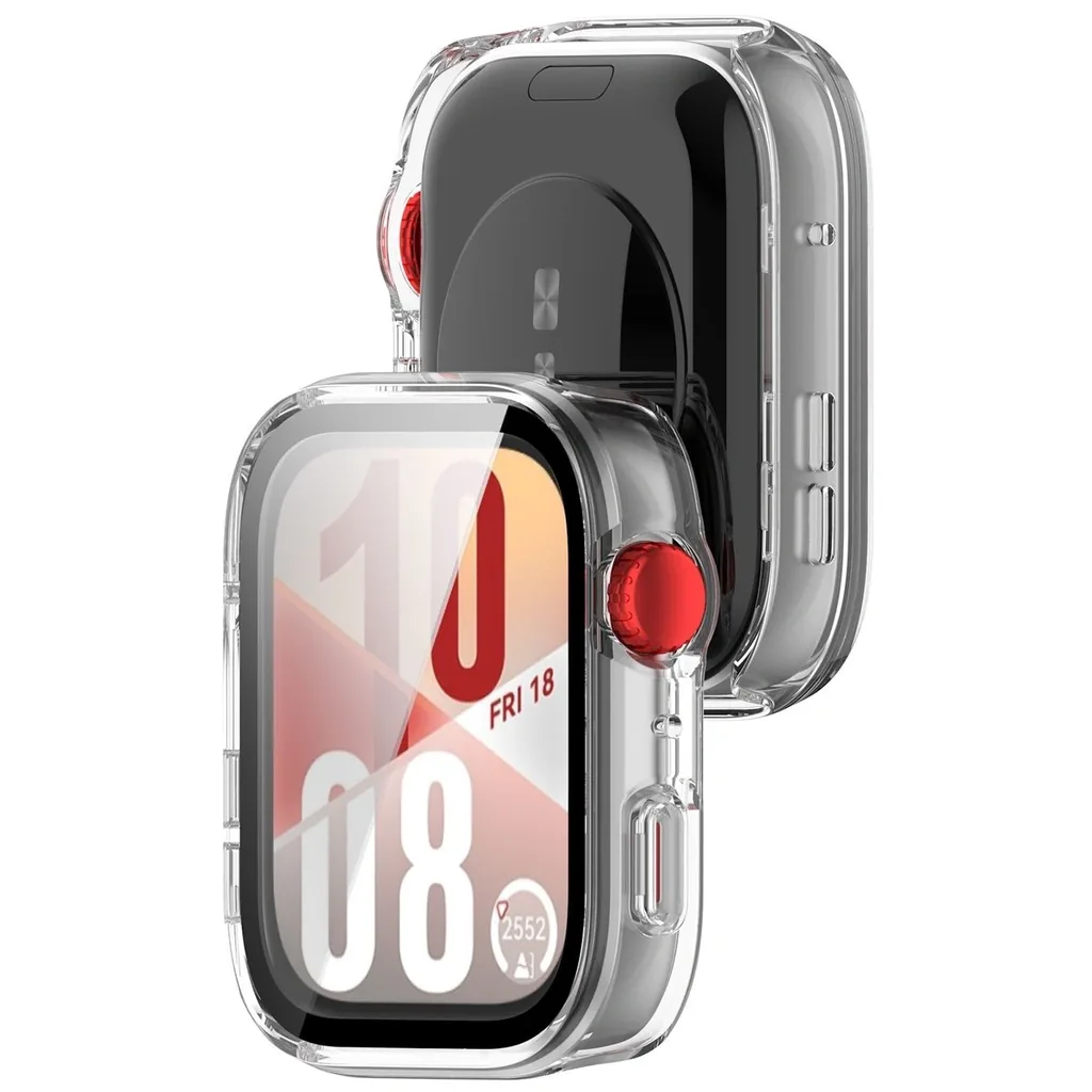 Kryt Bizon Case+Glass Watch Huawei Watch Fit 4 clear
