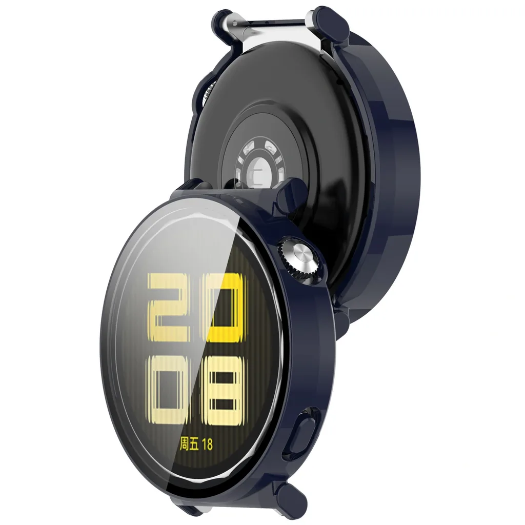 Kryt Bizon Case+Glass Watch Huawei Watch GT 5 41 mm blue