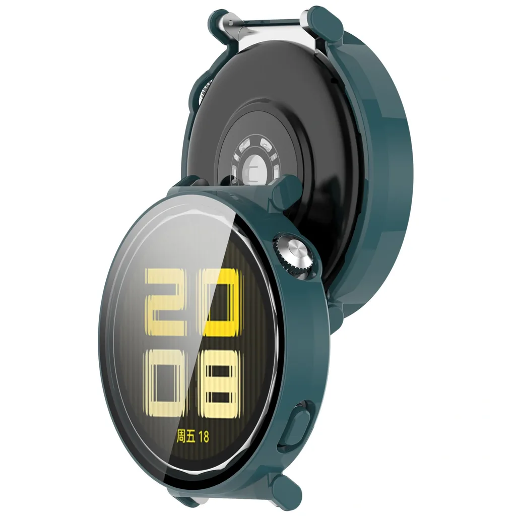 Kryt Bizon Case+Glass Watch Huawei Watch GT 5 41 mm green